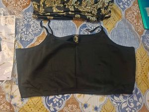Black Banarasi Cordset