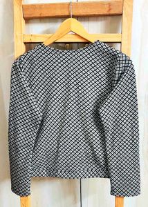 Patterned Zip-Up Jacket size-36