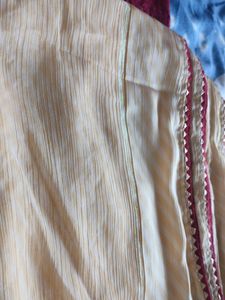 Sarees With Shiffon Border