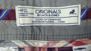 Jack And Jones Alpine Red Checkered Shorts
