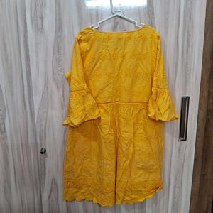 Yellow Midi Dress