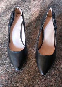 Cute Black Kittem Heels