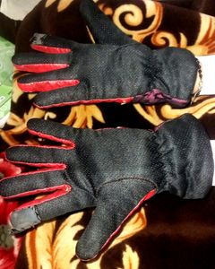 Leather Full Finger Gloves For Women