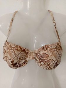 SEXY SNAKE PRINT BRA