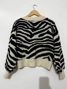 Zebra Print Sweater