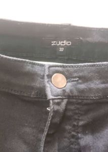 Black Denim Shorts