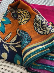 Multicoloured Saree