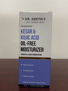 Dr Sheth’s Moisturizer Kesar & Kojic Acid New