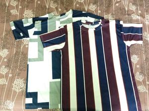 Abstract Graphic T-Shirts (2)
