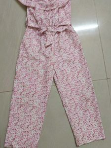 Floral Print Jumpsuit