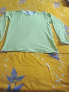 Green Zara Long Sleeve T-Shirt