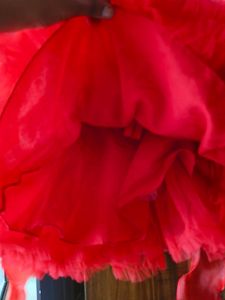 Price Dropped - Baby Girl Elegant Red Frock