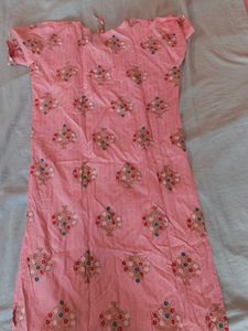 Pink Women Kurti New Without Tag