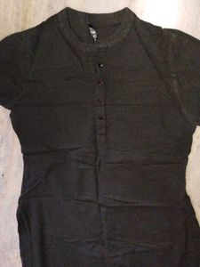 Casual Black Kurta