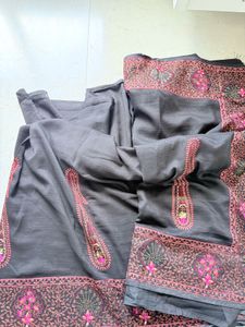 Black Embroidery saree