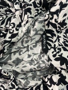ZUDIO One Piece Black And White Floral