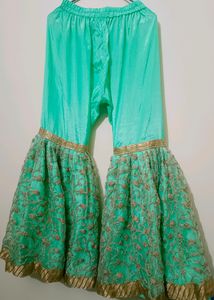 Mint Green Sharara Pants