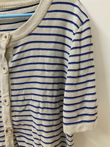 Striped Knit Cardigan