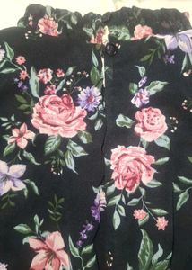 Floral Print black dress (Zara dupe)