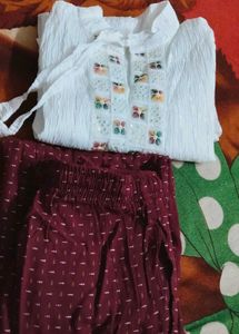 T Shirt And Bottom For Girls...