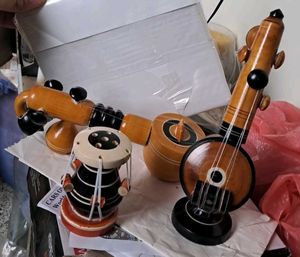 Vintage Indian Musical Instrument Set