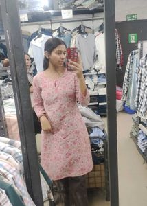 Flower Print Elegant Kurti