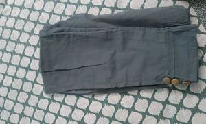 Elegant Grey &amp; Gold Kurta