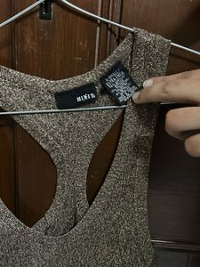 Metallic Racerback Tank Top