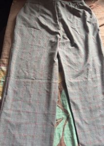 Trendyol Checked Plaid Trousers