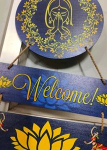 Wooden Wall Hanging With Beautiful Design