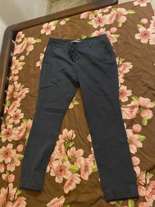 Navy Blue Casual Pants