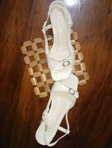 Elegant White Slingbacks