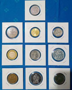 Foreign Coin Collection 10 Country AroundThe World