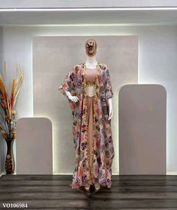 Indo Western Fiona Silk Dress Three Piece