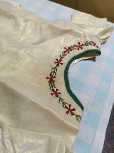 Embroidered Top And Lehenga
