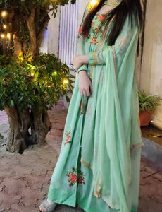 Elegant Mint Green Kurta Set🤩