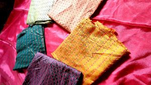 Blouse Fabric One Metre  Set Of 5