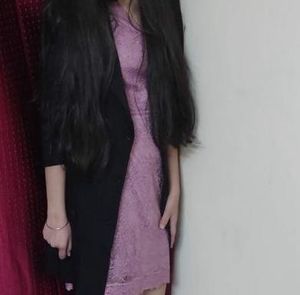 Pink Lace Mini Dress