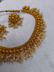 Women Gold Plated Ethnic Jwellery Set