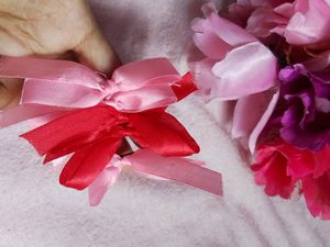 Pack Of 5 Coquette Bow Rubber Bands
