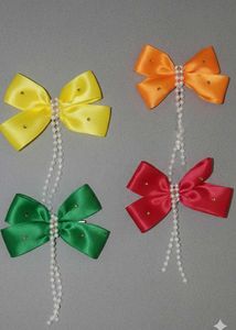 Decorative Ribbon Bows (Set of 4)