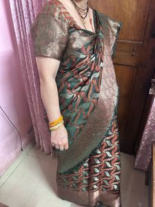 banarsi saree with blouse