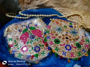 Pack Of One Embroided Sling Bag