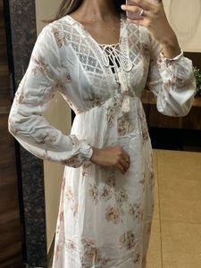 Free Size Floral Maxi Dress