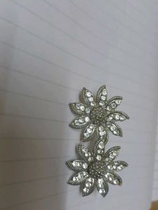 Floral Rhinestone Earrings