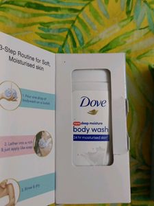 Dove Body Wash Travel Size: 2 Bottles Of 50ml
