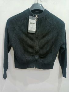Woolen Crop Sweater
