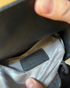 Authentic Lady Dior Small Matte Black Bag