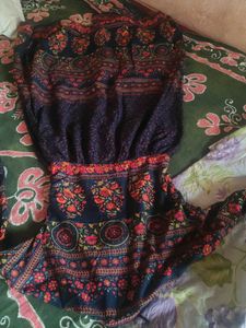 Floral Print Kurta