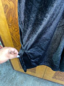 Black Velvet Dress XL
